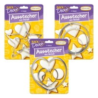 Lot d'emporte-pièces, assortis 1 X9 pcs