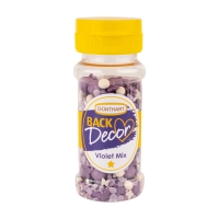 Décor à parsemer, Violet Mix 1 X6 pcs
