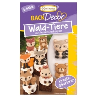 Animaux de la forêt en sucre 1 X 15 pcs