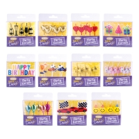 Bougies de fête, assorties 1 X 22 pcs