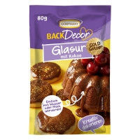 Glaçage au cacao avec paillettes 1 X 15 pcs