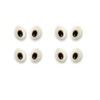 Petits yeux en sucre 1 X504 pcs - 8 x 10 x 3,5 mm