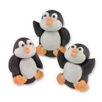 Pingouins en sucre, 3D 1 X30 pcs - 22 x 21 x 24 mm