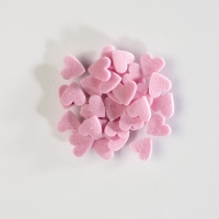 Cœurs en sucre, roses 1 X1,5 Kg - 7 mm