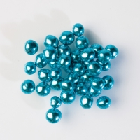 Perles brillantes bleues avec coeur tendre chocolat 1 X1,4 Kg - Ø 6 mm