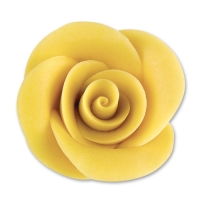 Grandes roses, jaunes 1 X24 pcs - Ø 44 mm