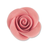 Moyennes roses roses, pâte d'amandes, 1X 36pcs - Ø 35 mm