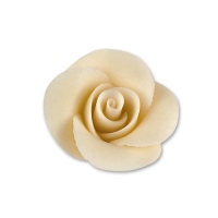 Petites roses, blanches 1 X48 pcs - Ø 24 mm