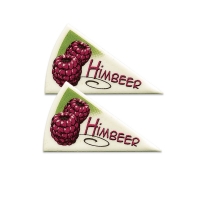 120 pcs Décors triangle Framboise