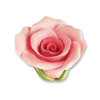 Moyennes roses roses, sucre 1 X30 pcs - Ø 40 mm