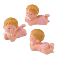 Bébés en céramique Fille 1 X6 pcs - 55 x 27 x 42 mm