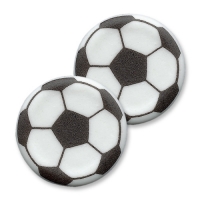 Ballon de football, mousse de sucre 1 X100 pcs - Ø 40 mm