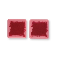Petit carré en chocolat ruby