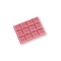 Mini tablette chocolat ruby 1 X96 pcs - 36 x 27 x 4 mm