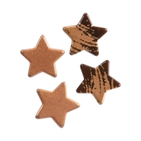 Petites étoiles de Noël en chocolat noir, ass. 1 X280 pcs - Ø 21 mm