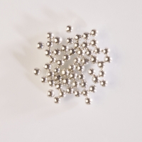 Petites perles argentées 1 X900 g - Ø 4 mm