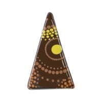 Triangles en chocolat noir, cercles 1 X153 pcs