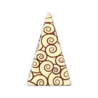 Triangles chocolat blanc, cercles 1 X153 pcs