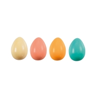 Petites oeufs de Pâques, chocolat blanc, 3D 1 X192 pcs