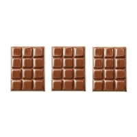 Mini tablette chocolat lait 1 X105 pcs - 30 x 40 mm