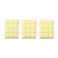 Mini tablette chocolat blanc 1 X105 pcs - 30 x 40 mm