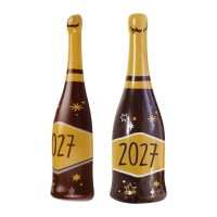Bouteilles de champagne  2026 , chocolat noir 1 X48 pcs