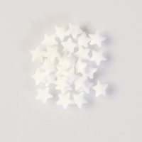 Décor à parsemer, étoiles blanches 1 X1,5 Kg - Ø 7 mm