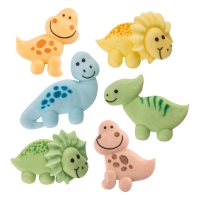 Dinosaures en sucre, assortis 1 X72 pcs