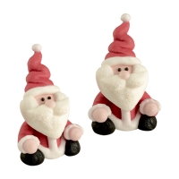 Père-Noël en sucre, 3D 1 X36 pcs - 33 x 46 mm