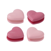 Cœurs en makkaron, assortis 1 X 75 pcs