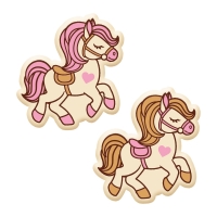Chevaux, chocolat blanc, assortis 1 X 96 pcs