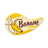 Décors  Banane , chocolat blanc 1 X 100 pcs