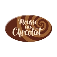 Décors  Mousse au Chocolat , chocolat blanc 1 X 144 pcs