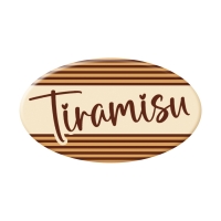 Décors  Tiramisu , chocolat blanc 1 X 144 pcs