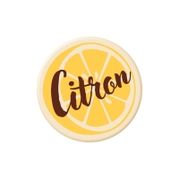 Décors  Citron , chocolat blanc 1 X 160 pcs