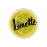 Décors  Limette , chocolat blanc 1 X 160 pcs
