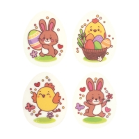 Plaquettes Pâques en masse de sucre 1 X 100 pcs