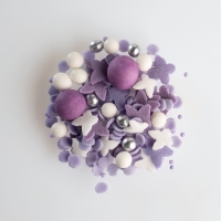 Décor à parsemer, Violet Mix  1 X 600g