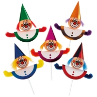 Joyeuses Figurines Carnaval à piquer 1 X100 pcs - 70 x 120 mm