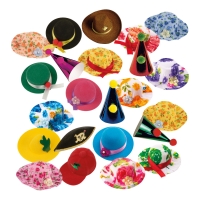 Grands Chapeaux de Carnaval 1 X100 pcs - Ø 40 - 75 mm