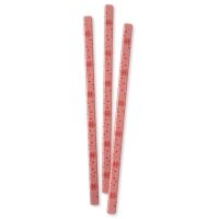 66 Pce. Tiges Flocons de neige, chocolat ruby
