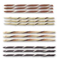 Cigarillos aux 3 chocolats, assortis 1 X108 pcs - Ø 5 x 150 mm