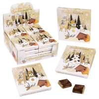 Étuis Bonhomme de neige / sapin Noël, ass. 1 X16 pcs