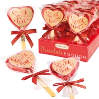 Coeur médaillon-praliné  with Love  sucette 1 X24 pcs