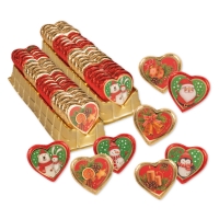 Grands coeurs pralinés Noël