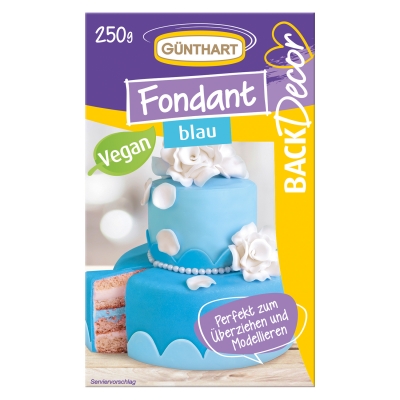 Pâte à sucre, bleue 8 X250g 