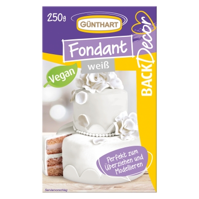 Pâte à sucre, blanche 8 X250g 