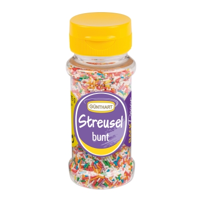 12 pcs Décors à parsemer-Sucre-Vermicelles, couleur, 75 g 