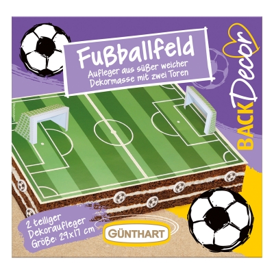 15 Terrain de Football en mousse de sucre 