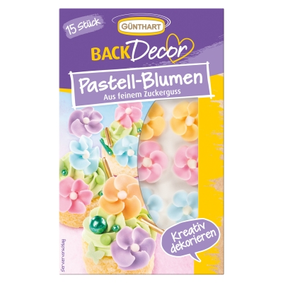 Fleurs en sucre 1 X15 Blister 
